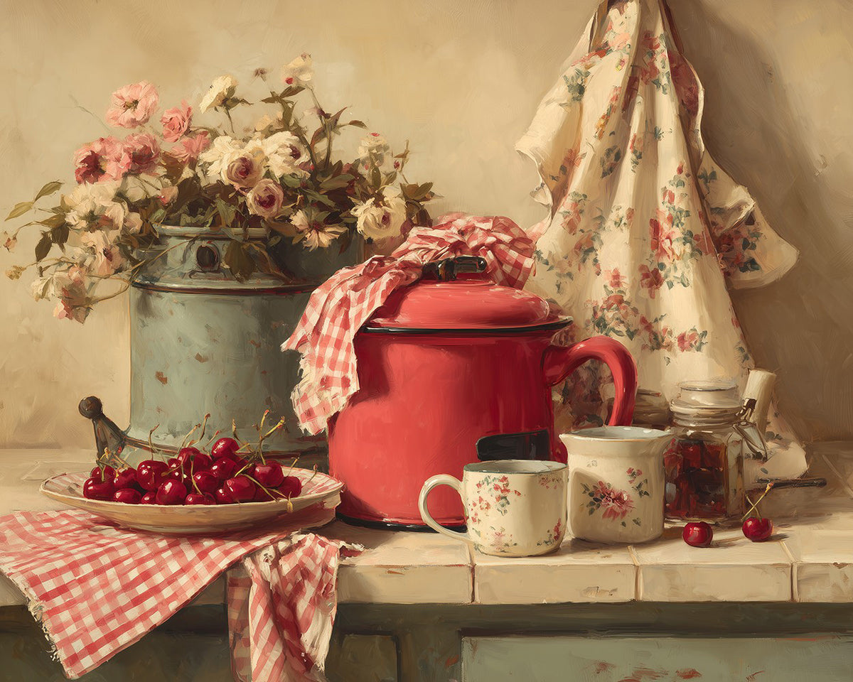 Ustensiles de Cuisine Broderie Diamant