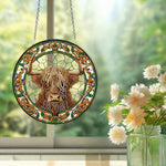 Vache des Highlands en Acrylique Pendentif Broderie Diamant