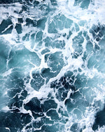 Vagues Blanches Broderie Diamant