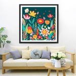 VariÉtés de Fleurs Cartoon Broderie Diamant