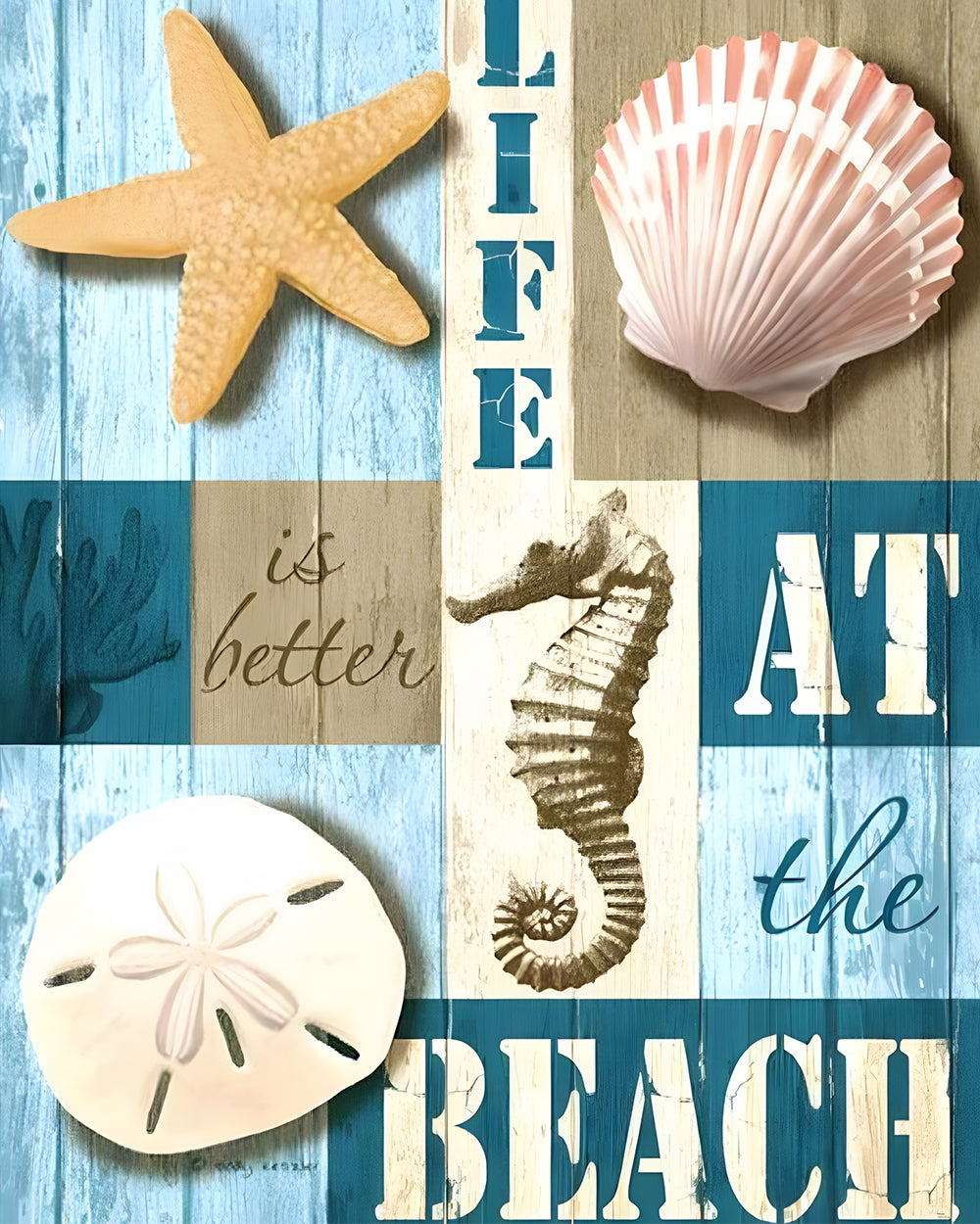 Vie à la Plage Broderie Diamant