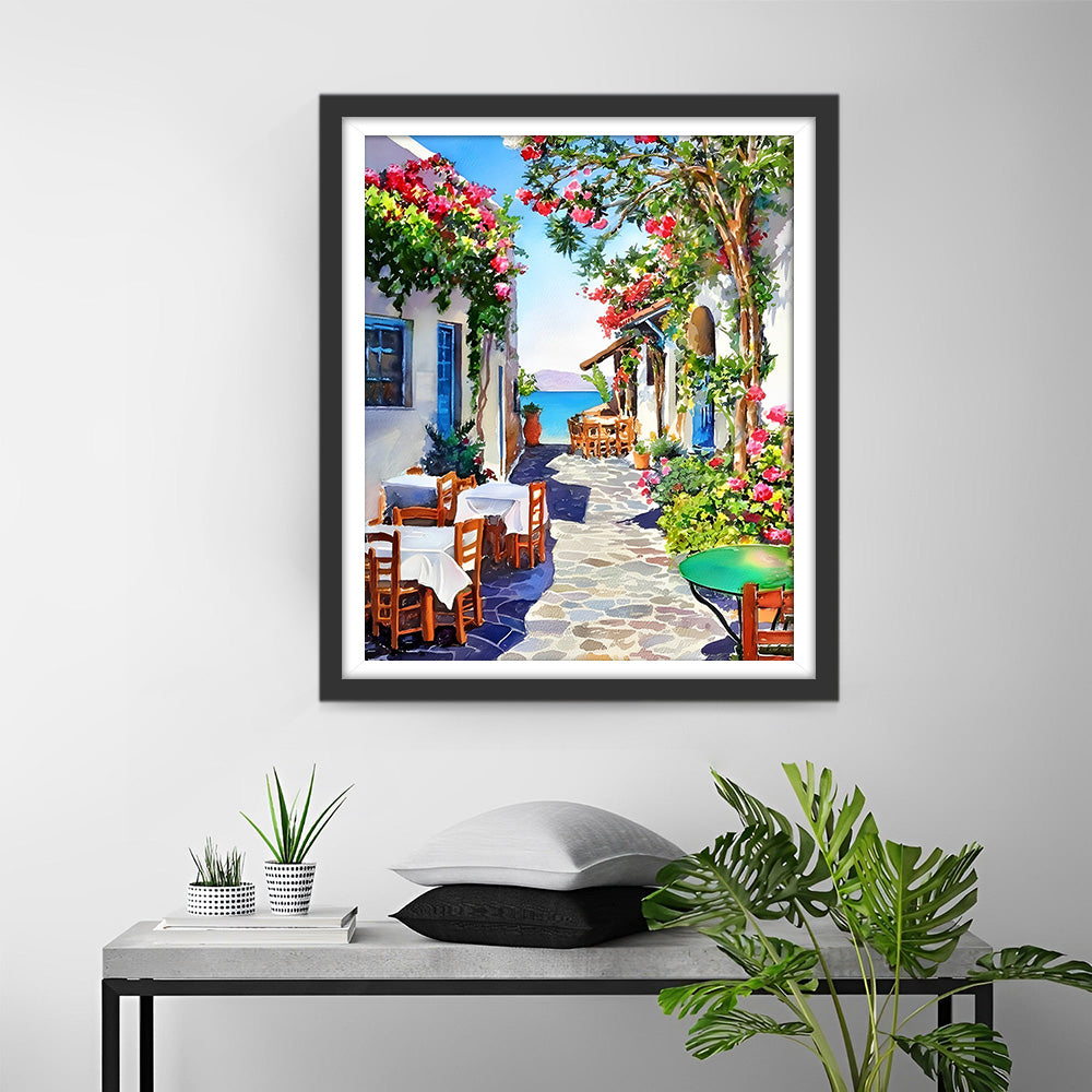 Ville Côtière Broderie Diamant