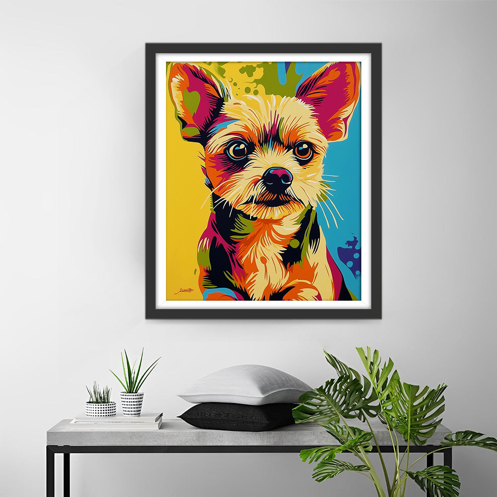 Yorkshire Terrier Broderie Diamant