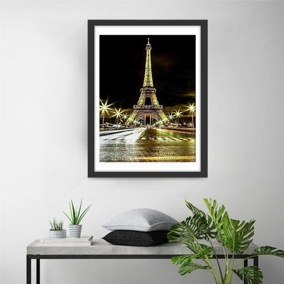 Champ-de-Mars et Tour Eiffel Broderie Diamant