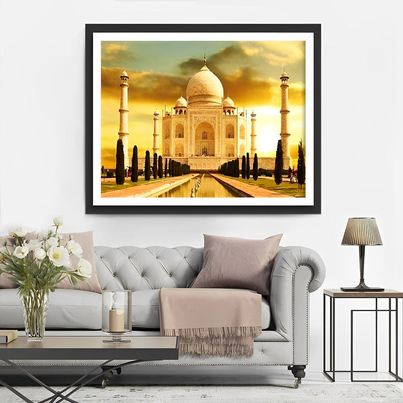 Le Taj Mahal Broderie Diamant