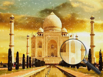 Le Taj Mahal Broderie Diamant