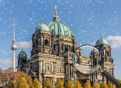 Cathédrale de Berlin Broderie Diamant