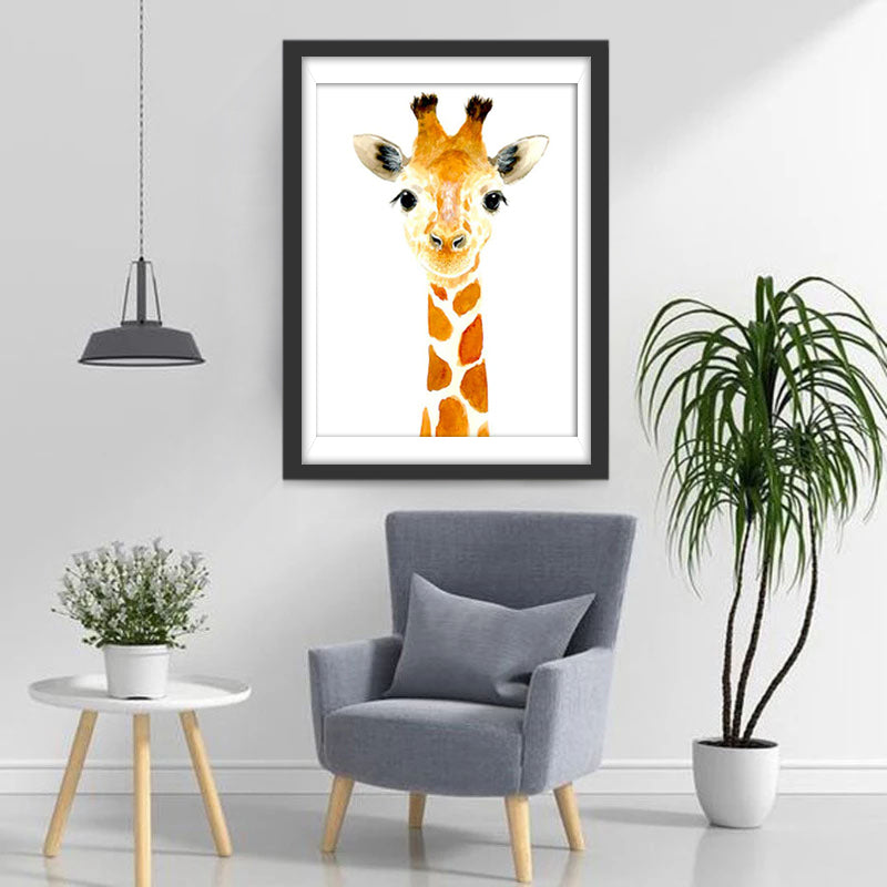 Girafe Mignonne Broderie Diamant