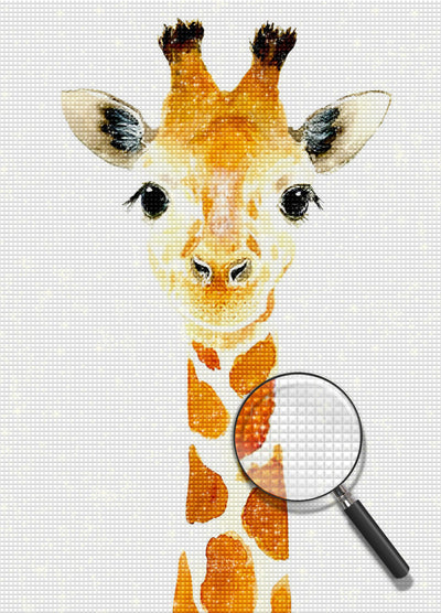 Girafe Mignonne Broderie Diamant