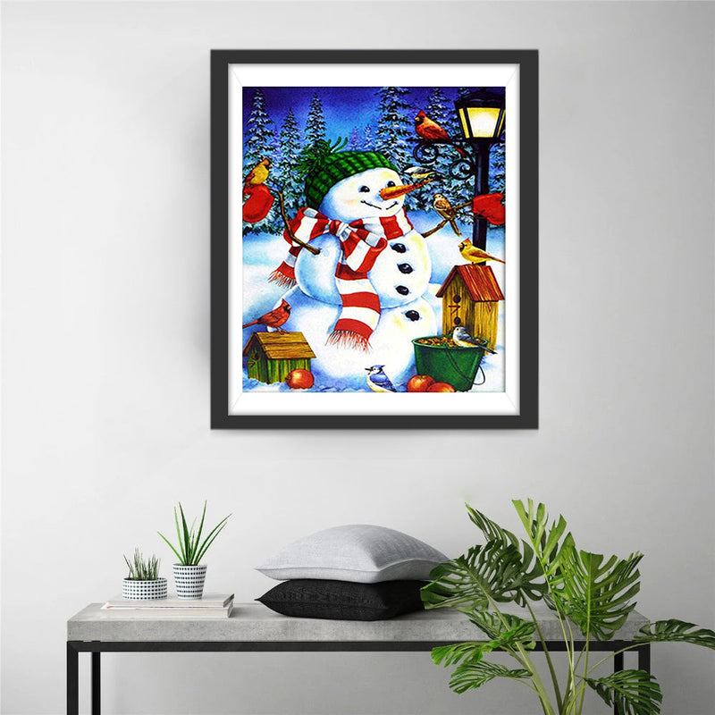 Bonhomme de Neige et Maisons d&