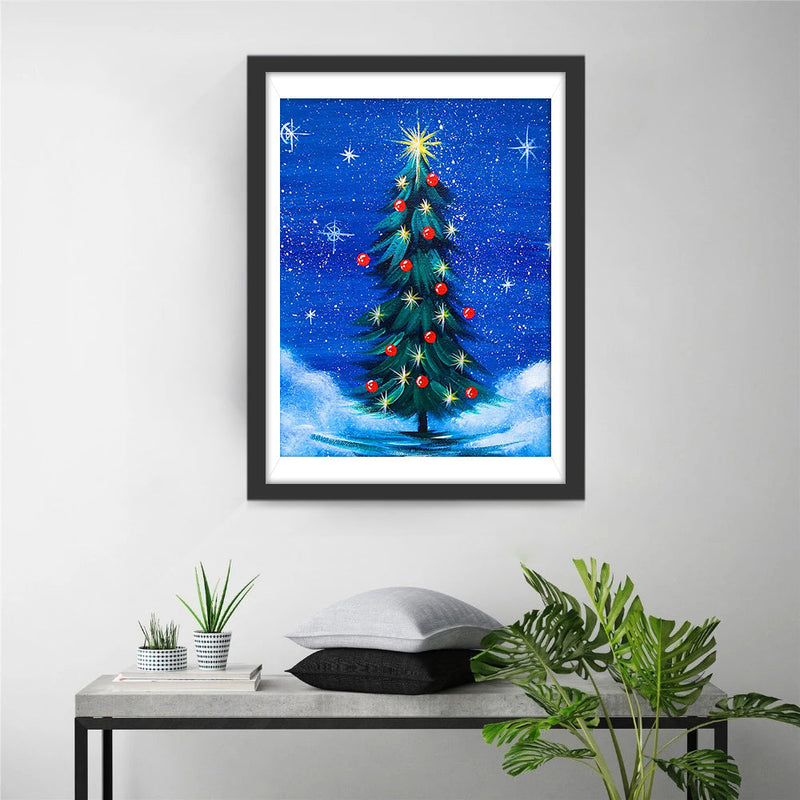 Un Joli Sapin de Noël Broderie Diamant