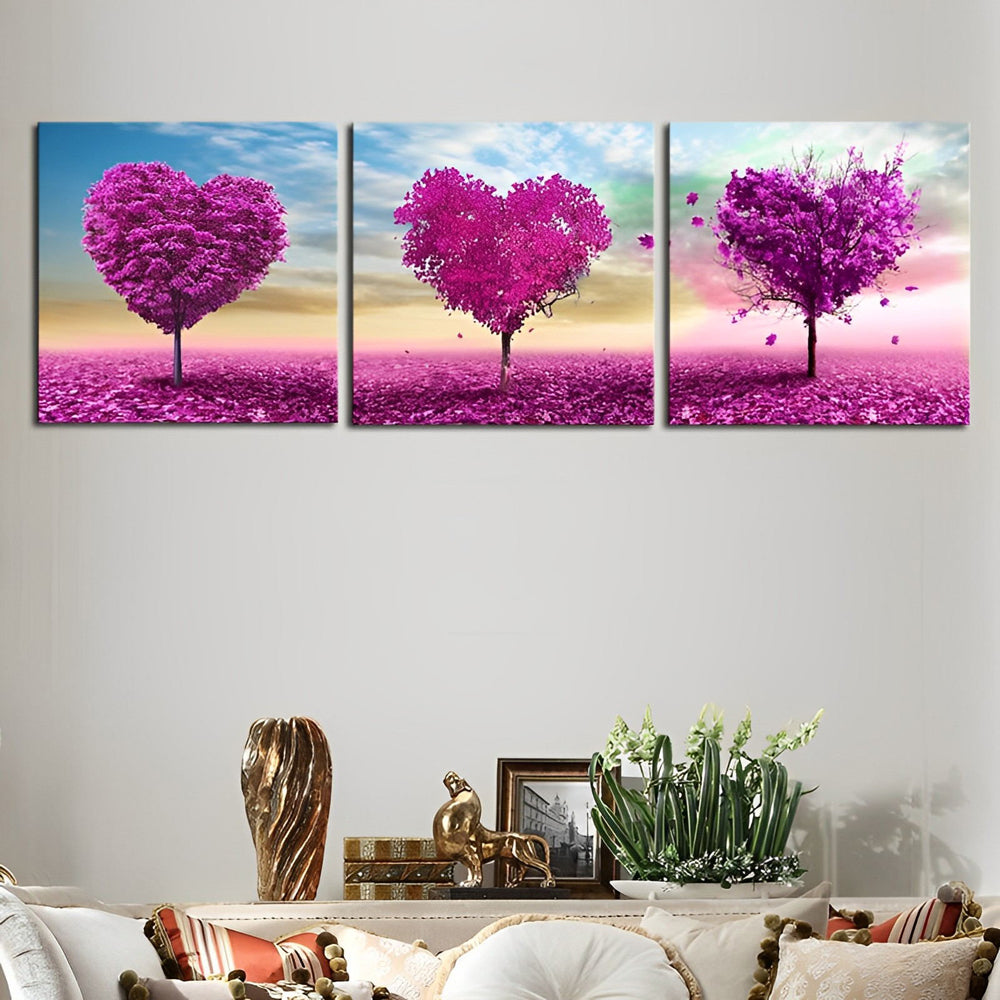 Cœur S'Estompant Progressivement 3 Partie Broderie Diamant