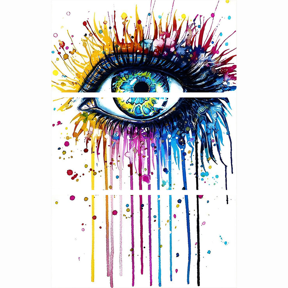 L'œil 3 Partie Broderie Diamant