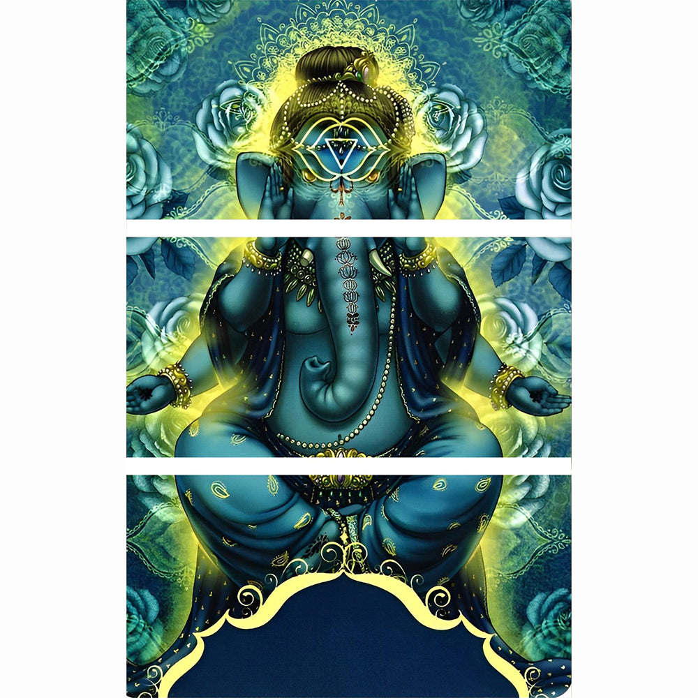 Ganesh dans l'Hindouisme 3 Partie Broderie Diamant