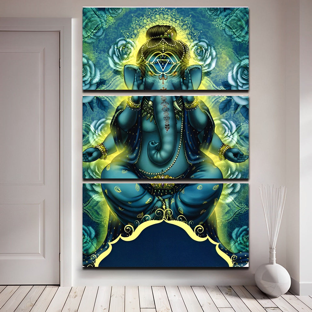 Ganesh dans l'Hindouisme 3 Partie Broderie Diamant