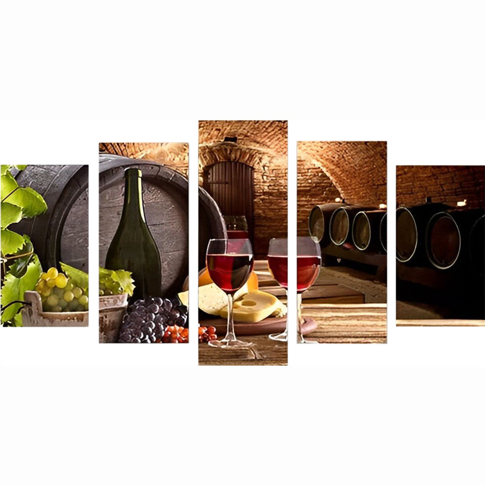 Tonneaux 5 Partie Broderie Diamant