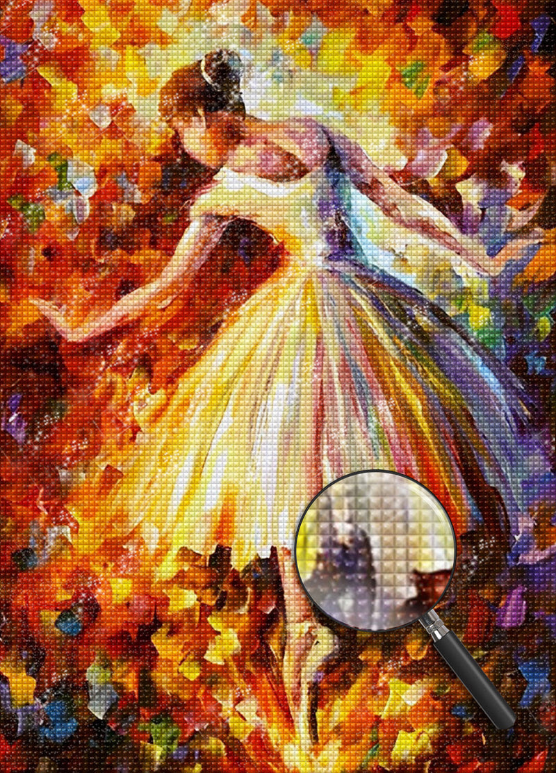 Fille de Ballet en Peinture à l&