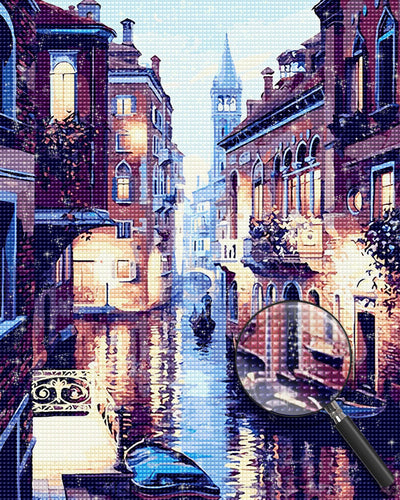 Venise la Nuit Broderie Diamant