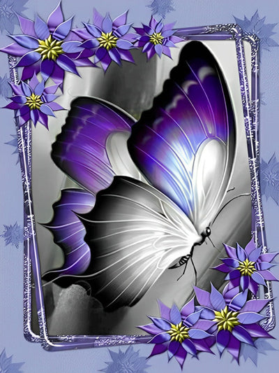 Papillon Animal Volant Broderie Diamant DPBUTH149