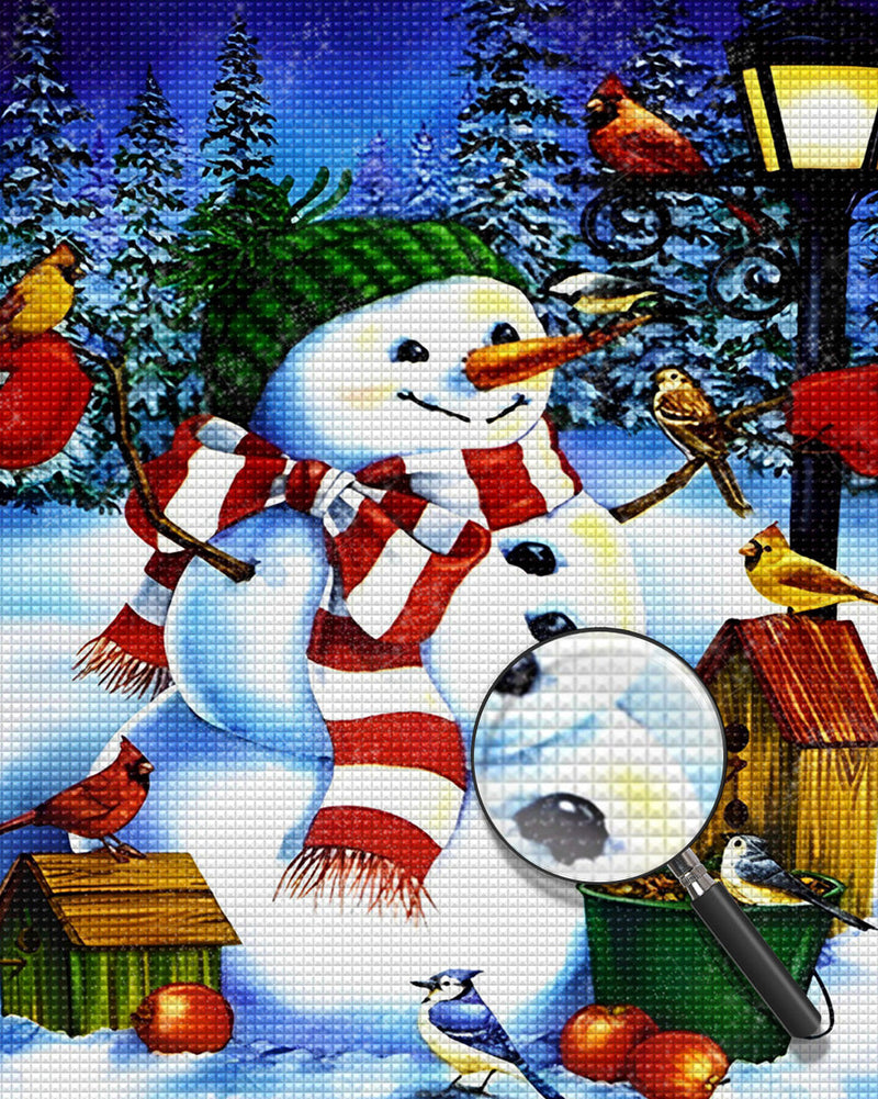 Bonhomme de Neige et Maisons d&