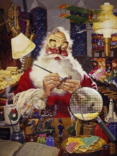 Cadeaux à Colorier du Père Noël Broderie Diamant