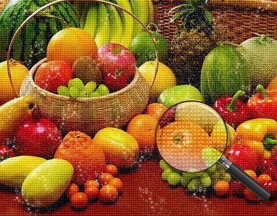 Fruits Broderie Diamant