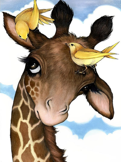 Girafe Animal Broderie Diamant DPGIRH13