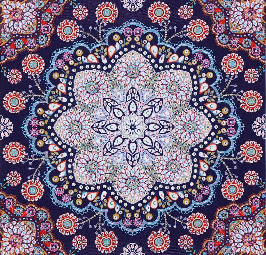Forme Spéciale Mandala Populaire Broderie Diamant DPMAMDALA001