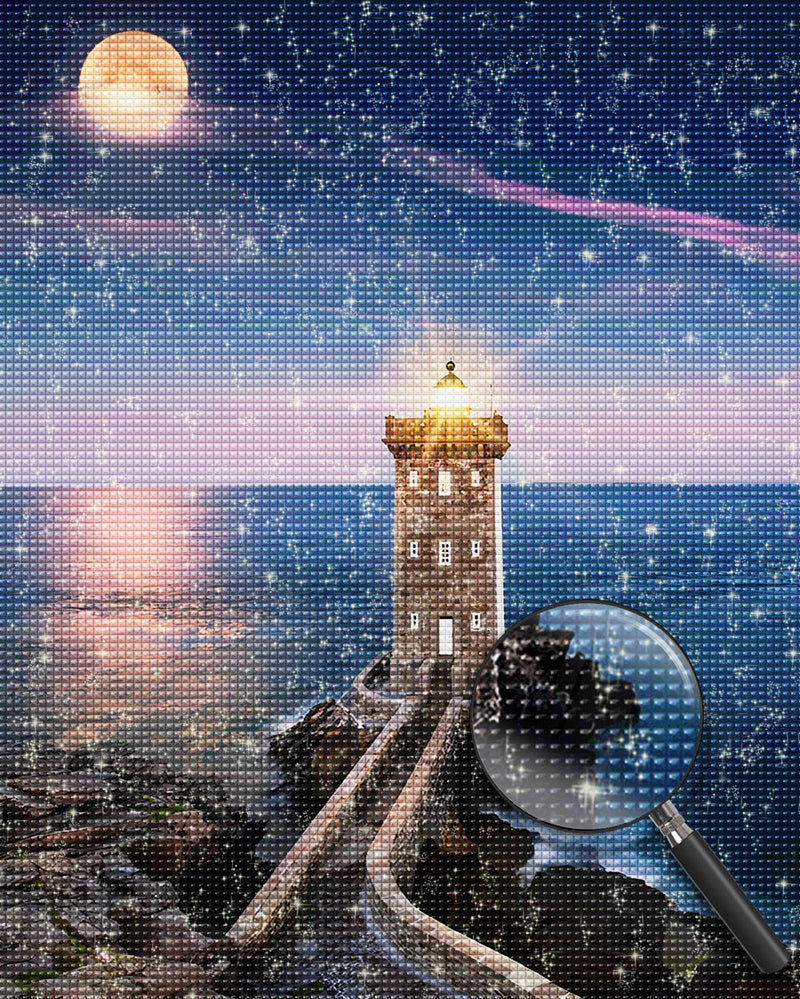 Phare de Nuit Broderie Diamant