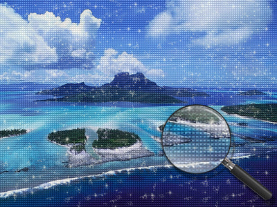 Mer et Iles Broderie Diamant