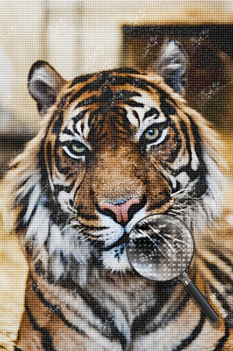 Tigre de Sumatra Broderie Diamant
