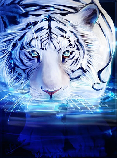 Tigre Animal Broderie Diamant DPTIGH139