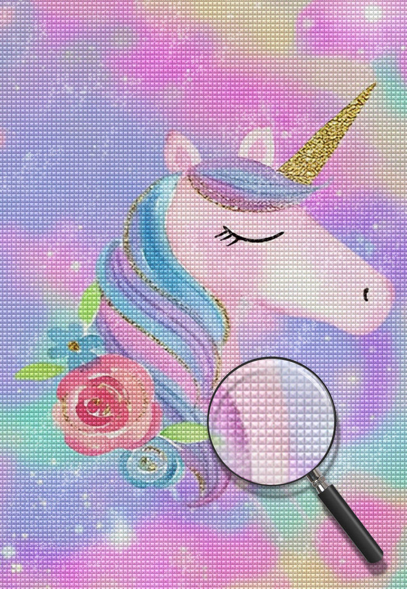 Licorne Magnifique Cartoon Broderie Diamant