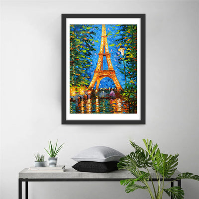 Eiffel de Peinture à l'Huile Broderie Diamant
