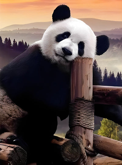 Panda Animal Broderie Diamant PANDANH6