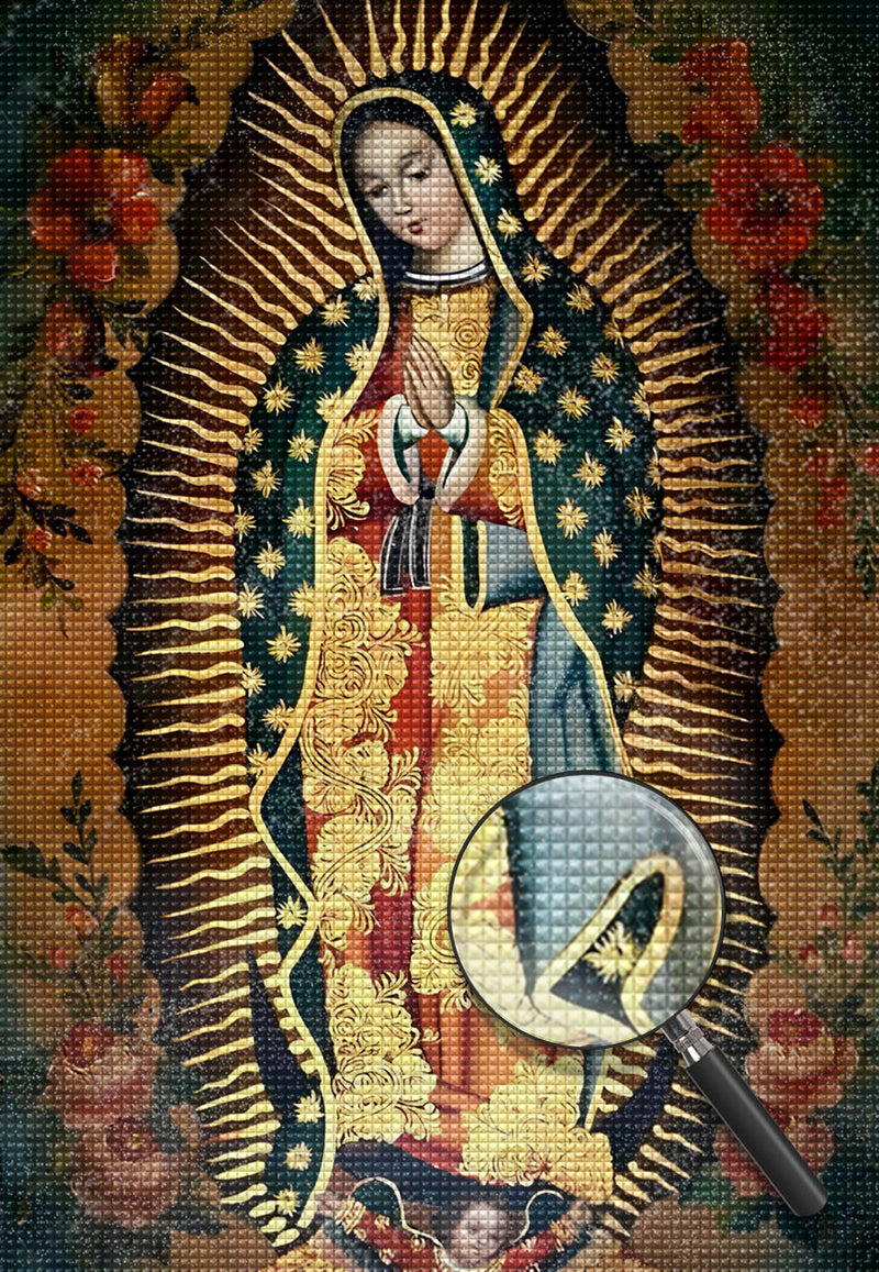Notre-Dame de Guadalupe Broderie Diamant