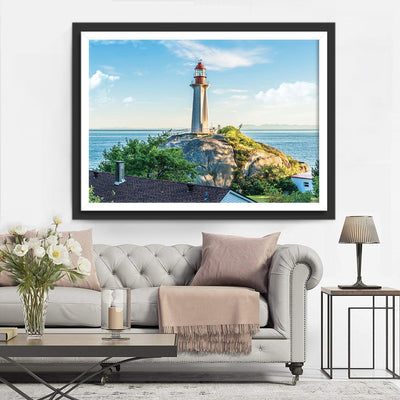 Phare et Ile Broderie Diamant