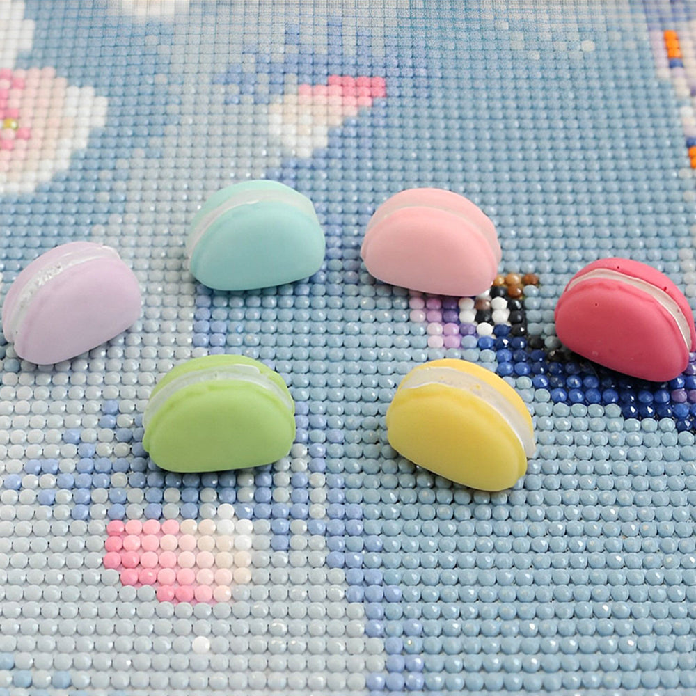 1pc Localisateur de Peinture Couverture en Forme de Macaron