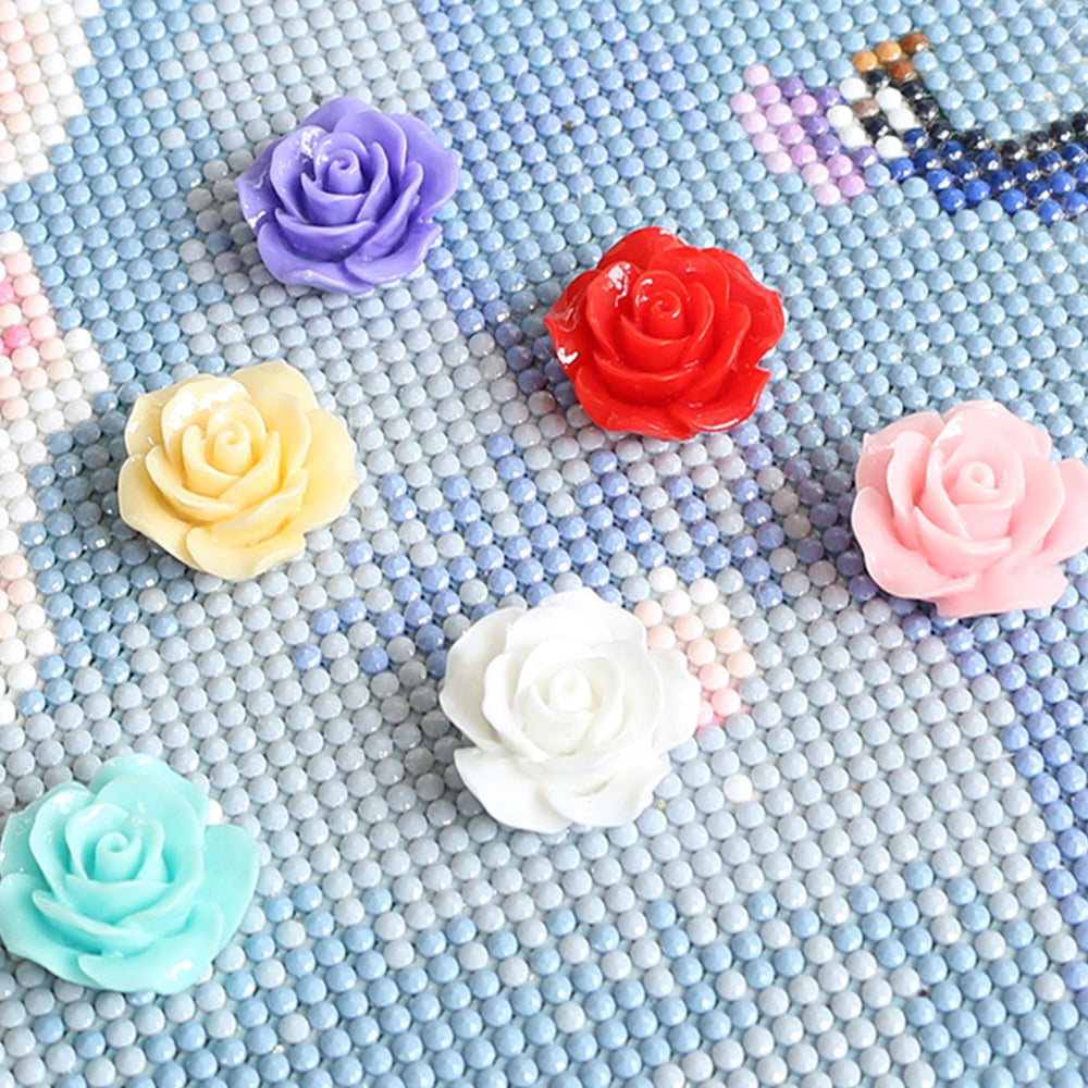 1pc Localisateur de Peinture Couverture en Forme de Rose