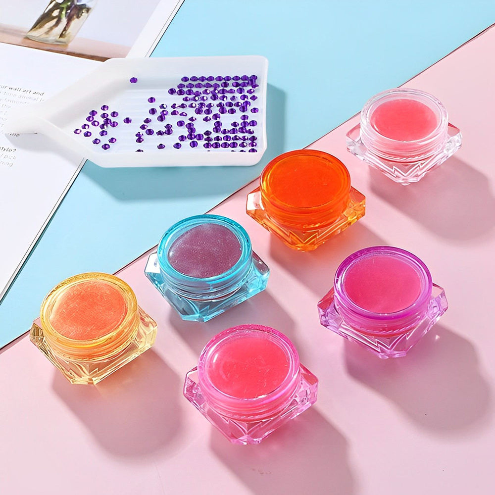 Broderie Peinture Diamant-5 Cires avec Boîte de Rangement