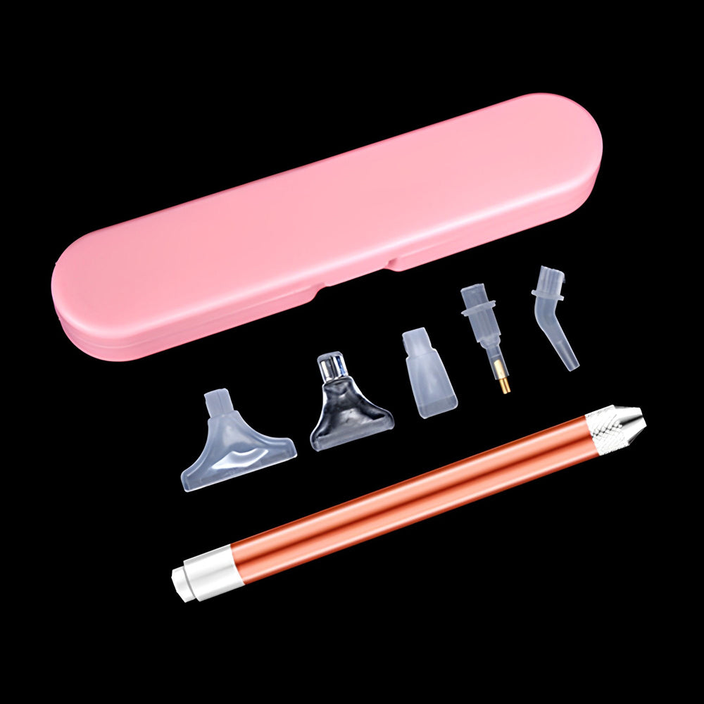 Broderie Peinture Diamant-Ensemble de Stylo de Perçage avec Lumière LED