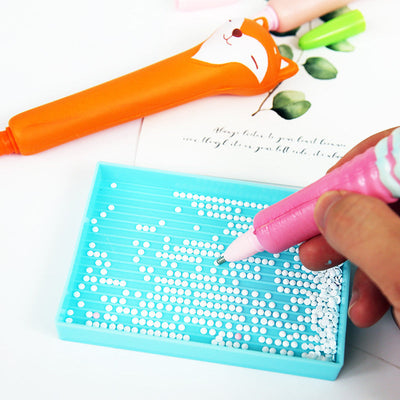 Broderie Peinture Diamant-Stylo de Perçage Doux en Forme de Dessin Animé