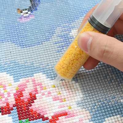 Broderie Peinture Diamant-Stylos de Perçage en Forme de Seringue