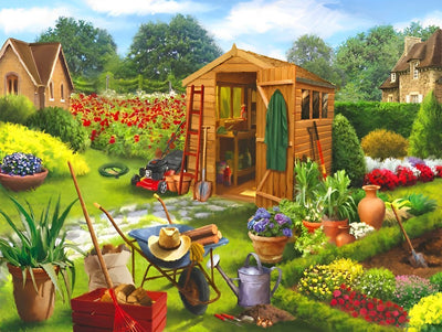 Abri de Jardin Broderie Diamant