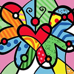 Adorable Peinture d'Art Abstrait Broderie Diamant