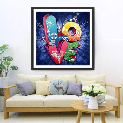 Amour Coloré Broderie Diamant