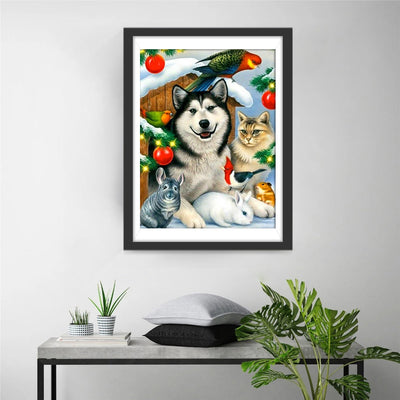 Animaux et Niche pour Chien Broderie Diamant