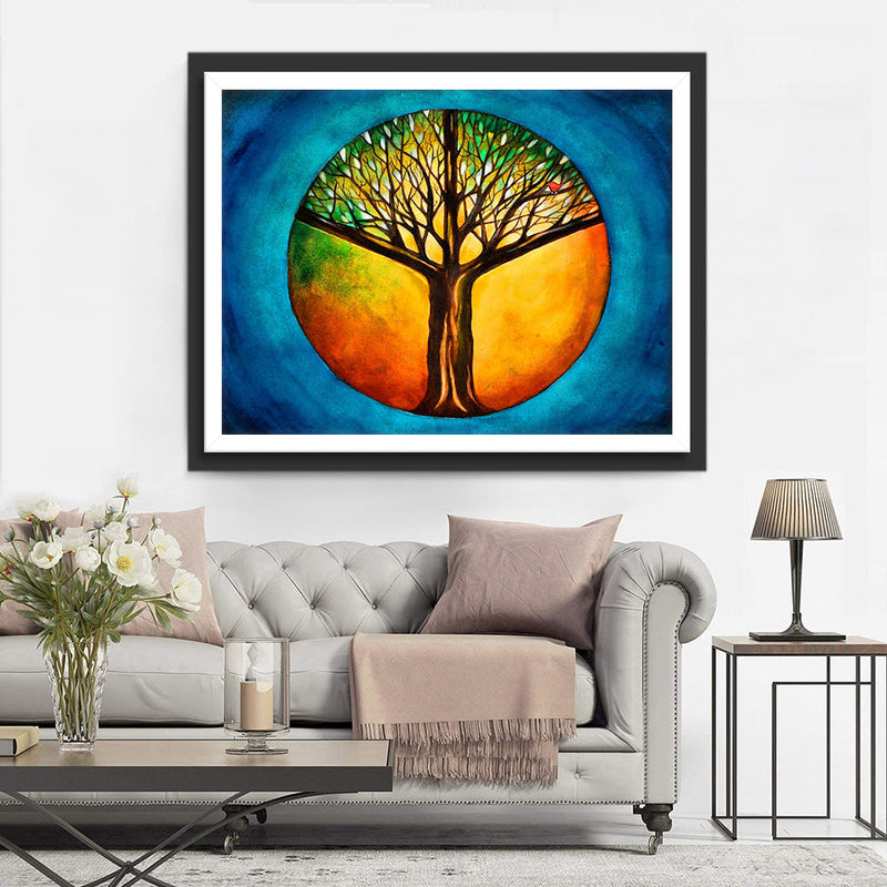 Arbre Artistique Broderie Diamant