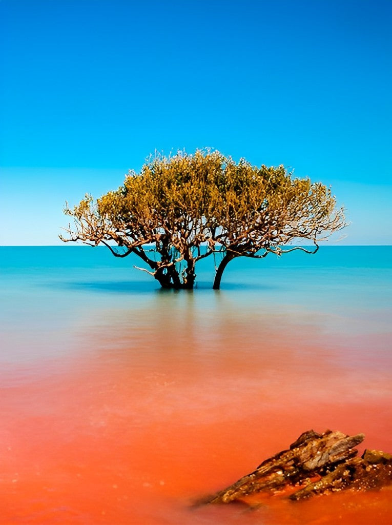 Arbre dans la Mer Broderie Diamant