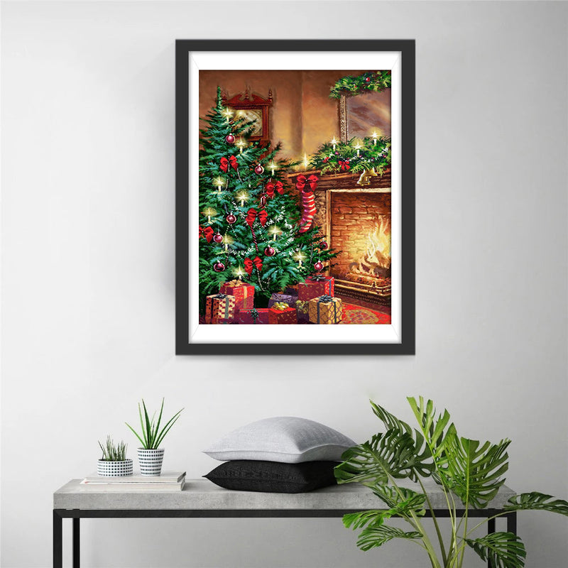 Arbre de Noël Broderie Diamant
